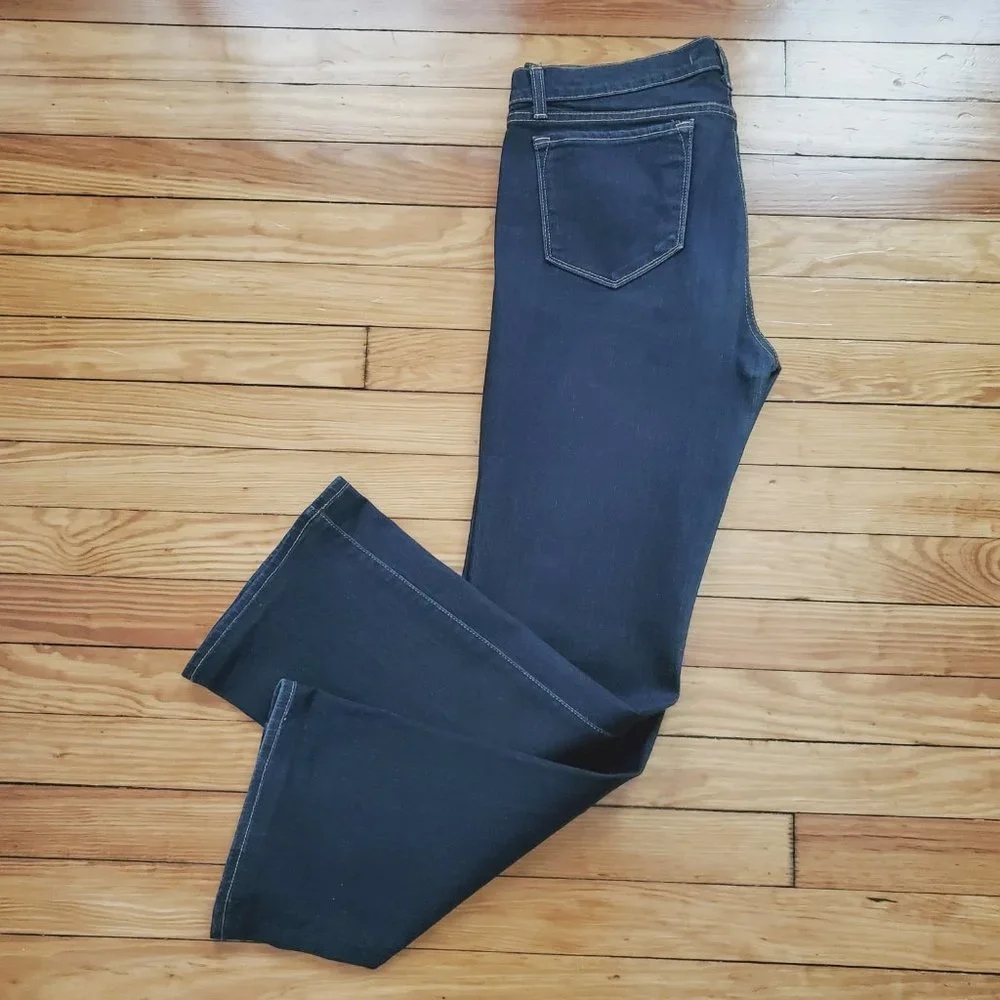 J Brand 805 INK Straight Leg Dark Wash Jean With Orange Threading Jeans Sz 31 - Picture 4 of 7
